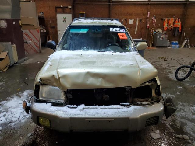 JF1SF65531H736597 - 2001 SUBARU FORESTER S ბეჟი ფოტო 5