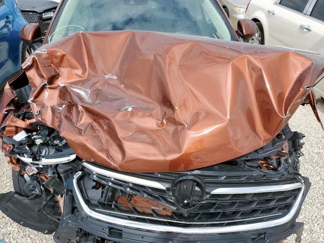 LRBFZNR47ND047530 - 2022 BUICK ENVISION E BROWN photo 7