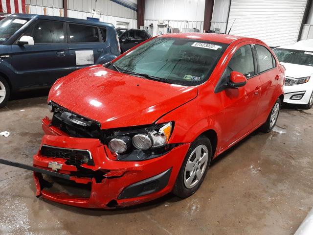 1G1JA5SG6D4198714 - 2013 CHEVROLET SONIC LS RED photo 1