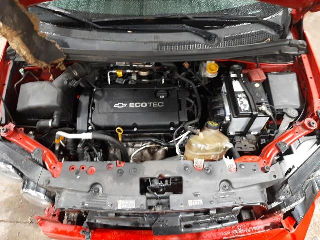 1G1JA5SG6D4198714 - 2013 CHEVROLET SONIC LS RED photo 11