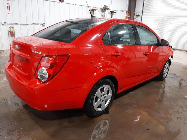 1G1JA5SG6D4198714 - 2013 CHEVROLET SONIC LS RED photo 3