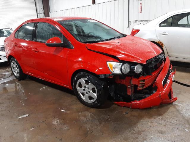 1G1JA5SG6D4198714 - 2013 CHEVROLET SONIC LS RED photo 4