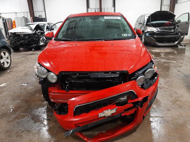 1G1JA5SG6D4198714 - 2013 CHEVROLET SONIC LS RED photo 5
