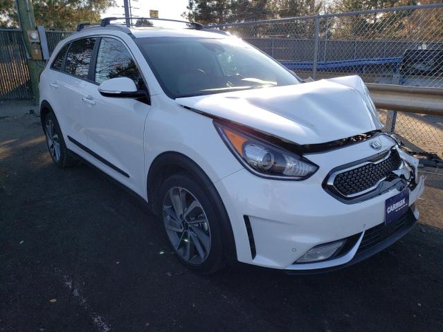 KNDCE3LC5K5262771 - 2019 KIA NIRO TOURI WHITE photo 1