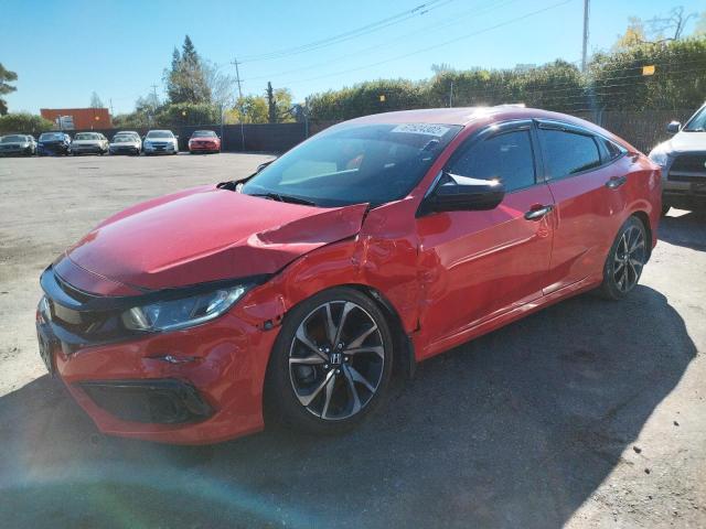 2HGFC2F89KH518778 - 2019 HONDA CIVIC SPOR 红色 照片 1