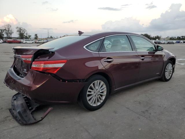 4T1BD1EB8EU020893 - 2014 TOYOTA AVALON HYB BURGUNDY photo 3