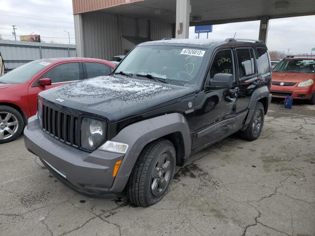 1J4PN3GK7AW162290 - 2010 JEEP LIBERTY RE BLACK photo 1