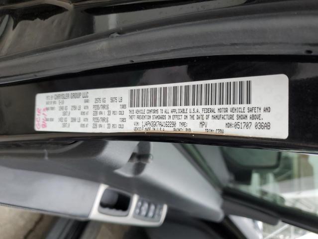 1J4PN3GK7AW162290 - 2010 JEEP LIBERTY RE BLACK photo 12