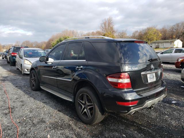 4JGBB72E69A453885 - 2009 MERCEDES-BENZ ML 550 BLACK photo 3