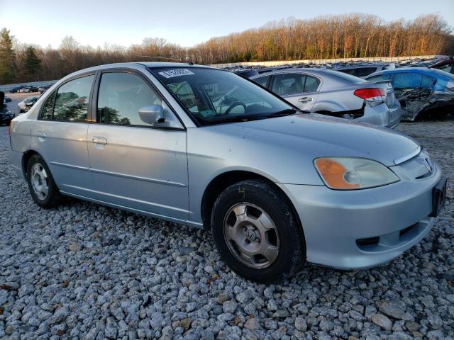 JHMES96613S032043 - 2003 HONDA CIVIC HYBR BLUE photo 4