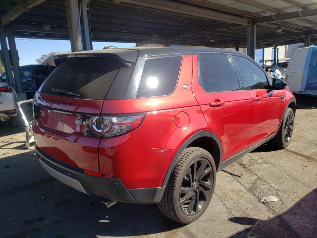 SALCT2BG3FH534624 - 2015 LAND ROVER DISCOVERY RED photo 3