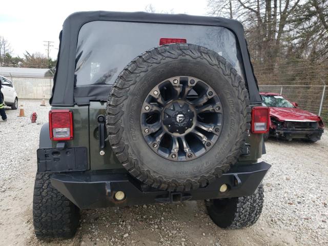 1C4AJWAG9FL668807 - 2015 JEEP WRANGLER S GREEN photo 6