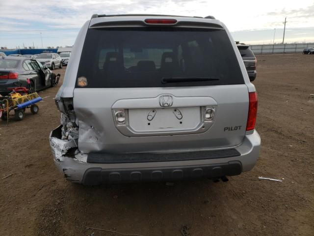 2HKYF18663H540377 - 2003 HONDA PILOT SILVER photo 6