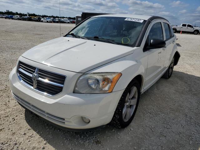 1B3CB3HA8AD567705 - 2010 DODGE CALIBER MA WHITE photo 2