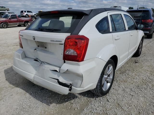 1B3CB3HA8AD567705 - 2010 DODGE CALIBER MA WHITE photo 4