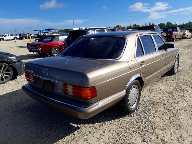 WDBCA35DXJA424464 - 1988 MERCEDES-BENZ 420 SEL BROWN photo 4