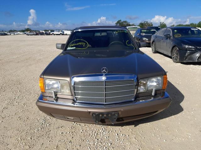 WDBCA35DXJA424464 - 1988 MERCEDES-BENZ 420 SEL BROWN photo 9