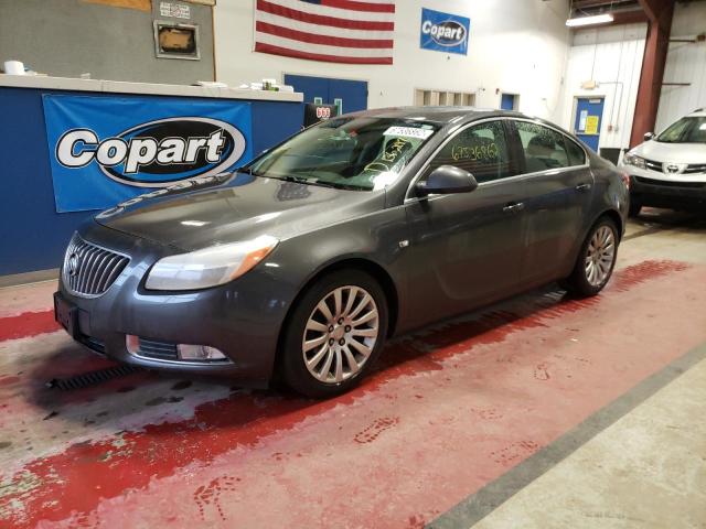 W04GT5GC2B1107450 - 2011 BUICK REGAL CXL GRAY photo 1