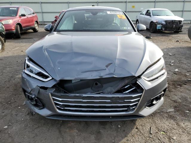 WAUCNCF53JA102629 - 2018 AUDI A5 PRESTIG GRAY photo 5