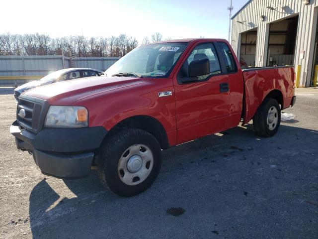 1FTRF12217KD58569 - 2007 FORD F150 RED photo 1
