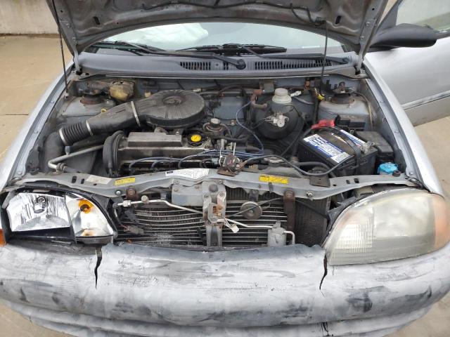 2C1MR226XY6715842 - 2000 CHEVROLET METRO SILVER photo 11