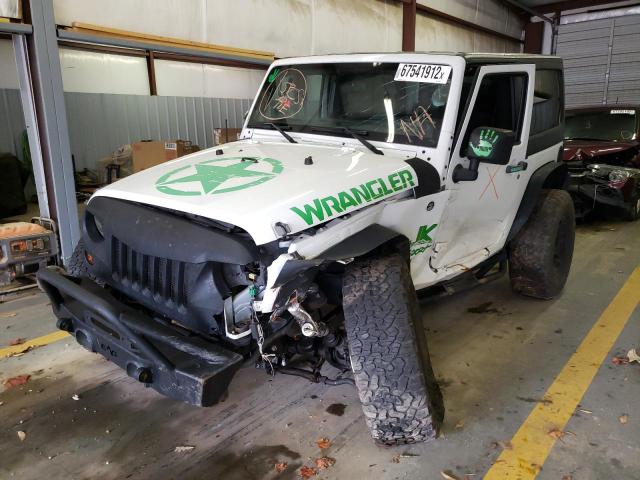 1C4AJWAGXDL702783 - 2013 JEEP WRANGLER S WHITE photo 2