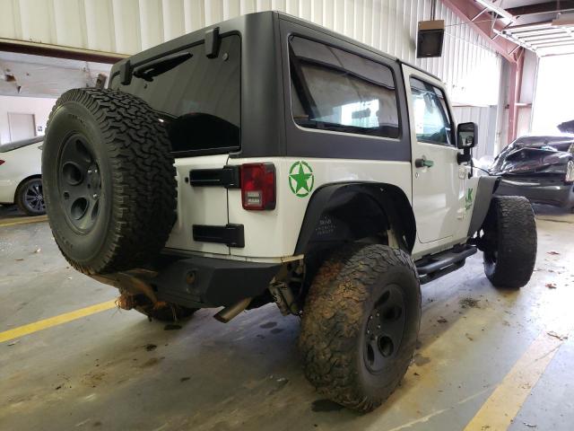 1C4AJWAGXDL702783 - 2013 JEEP WRANGLER S WHITE photo 4