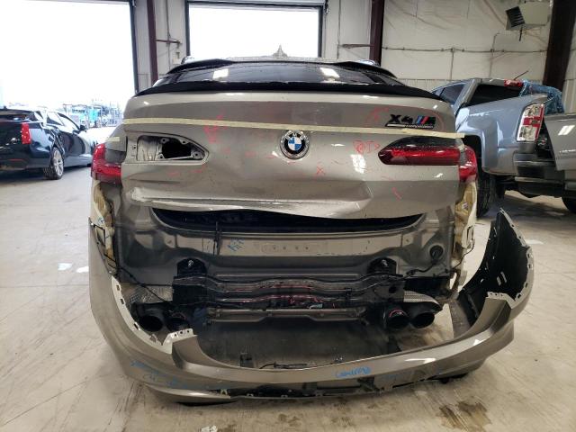 5YMUJ0C00L9C73332 - 2020 BMW X4 M COMPE GRAY photo 6