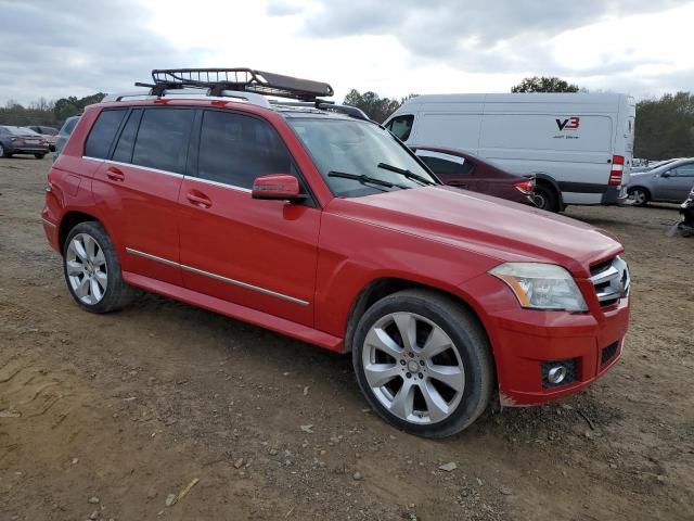 WDCGG5GB5AF459225 - 2010 MERCEDES-BENZ GLK 350 RED photo 4