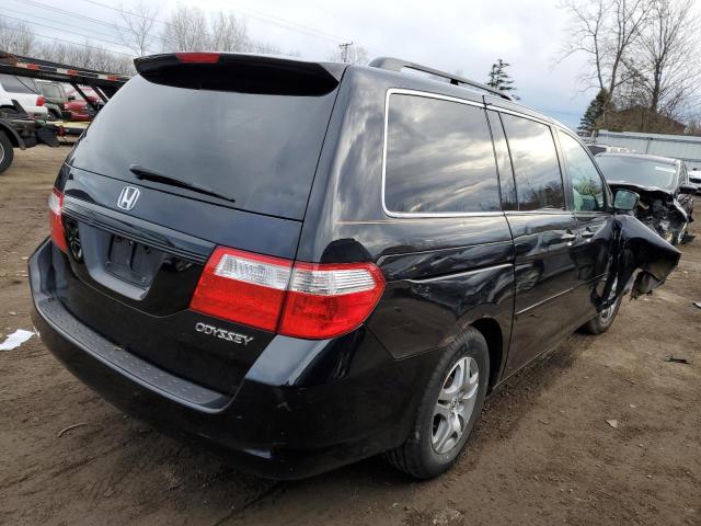 5FNRL38635B055446 - 2005 HONDA ODYSSEY EX BLACK photo 3