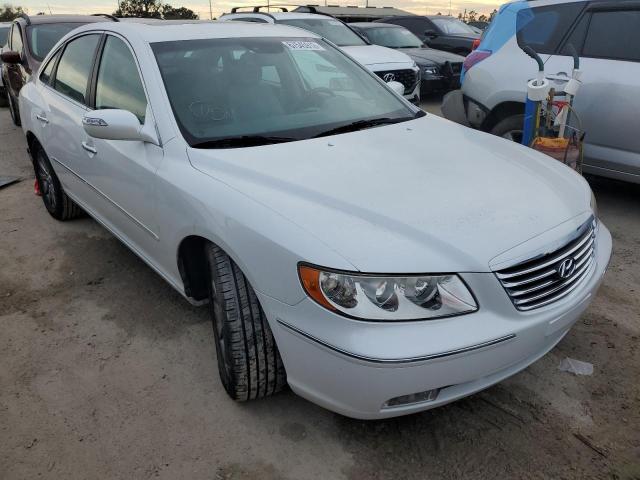 KMHFC46F39A370012 - 2009 HYUNDAI AZERA SE WHITE photo 4