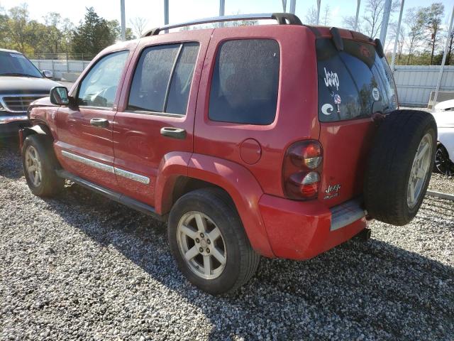 1J4GL58K65W564274 - 2005 JEEP LIBERTY LI RED photo 2