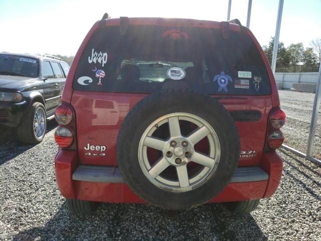 1J4GL58K65W564274 - 2005 JEEP LIBERTY LI RED photo 6