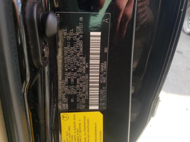 2T2GA31U95C023865 - 2005 LEXUS RX 330 BLACK photo 14