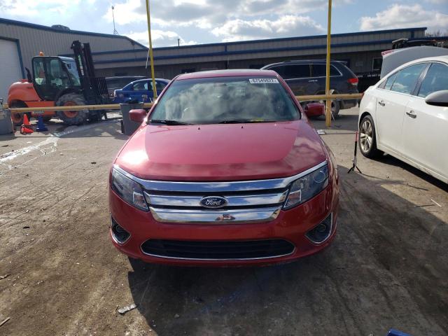 3FAHP0JG8BR106960 - 2011 FORD FUSION HYB RED photo 5