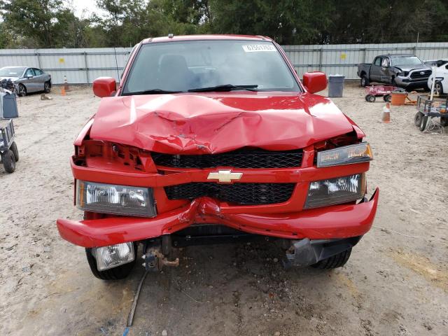 1GCHTCFE4C8165019 - 2012 CHEVROLET COLORADO L RED photo 5