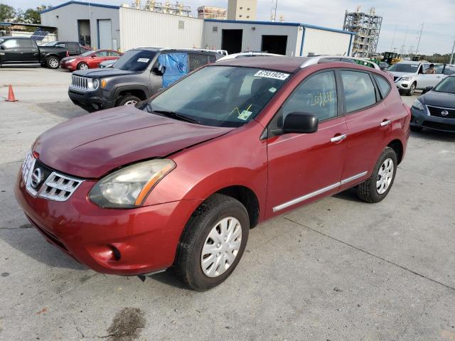 JN8AS5MTXEW620041 - 2014 NISSAN ROGUE SELE RED photo 1