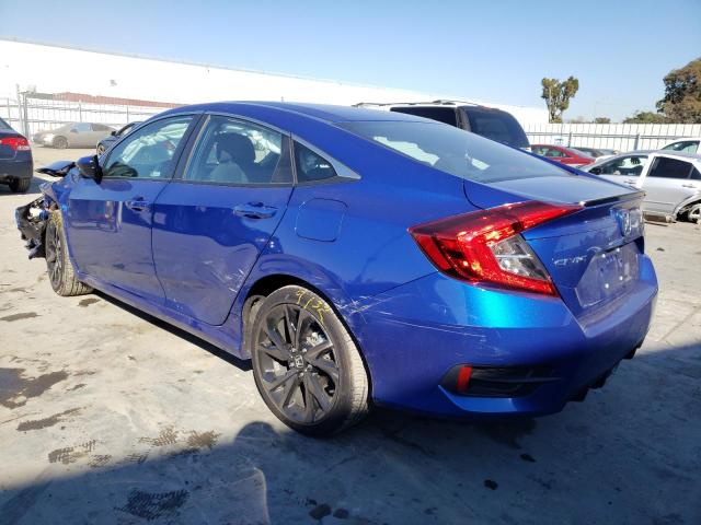 2HGFC2F87LH560058 - 2020 HONDA CIVIC SPOR 蓝色 照片 2