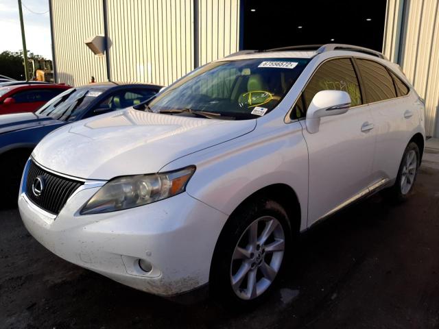 2T2ZK1BA5CC070970 - 2012 LEXUS RX 350 WHITE photo 2