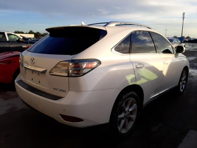 2T2ZK1BA5CC070970 - 2012 LEXUS RX 350 WHITE photo 4