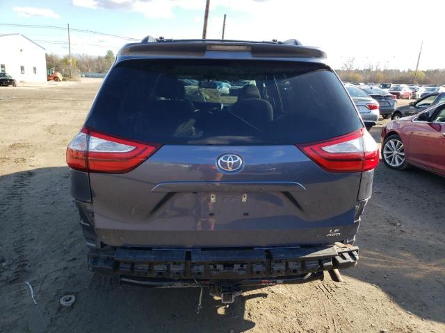 5TDJK3DC8FS104410 - 2015 TOYOTA SIENNA LE GRAY photo 6