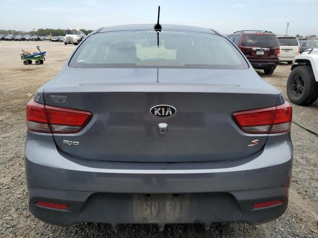 3KPA24AB9KE161723 - 2019 KIA RIO S GRAY photo 6