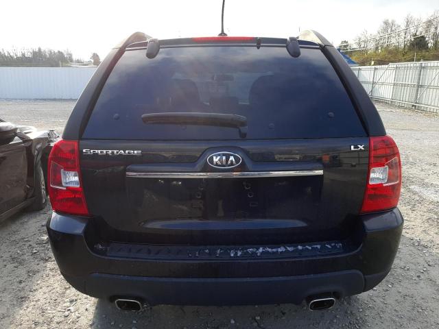 KNDJF724797659287 - 2009 KIA SPORTAGE L BLACK photo 6