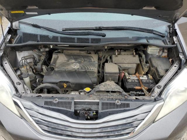 5TDDK3DC7BS001308 - 2011 TOYOTA SIENNA XLE GRAY photo 11