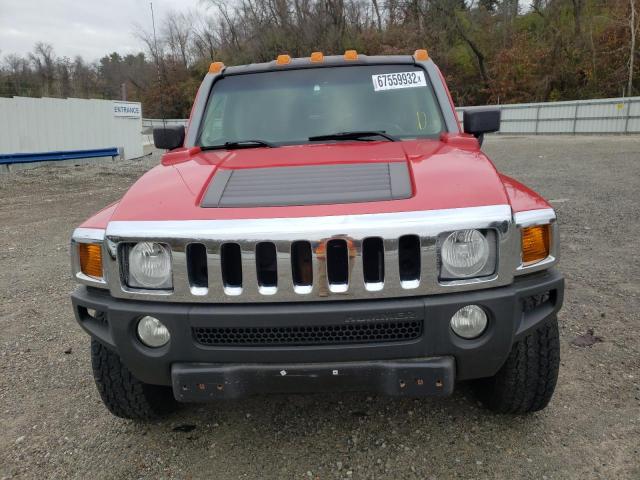 5GTDN136968277533 - 2006 HUMMER H3 RED photo 5