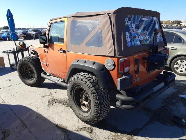1J4AA2D13BL521757 - 2011 JEEP WRANGLER S ORANGE photo 2