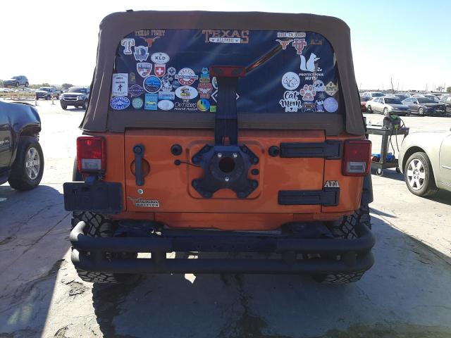 1J4AA2D13BL521757 - 2011 JEEP WRANGLER S ORANGE photo 6