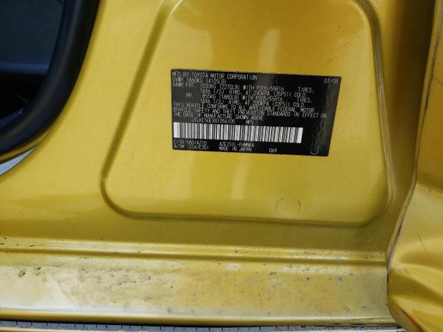 JTLKE50EX81056105 - 2008 TOYOTA SCION XB 金色 照片 12