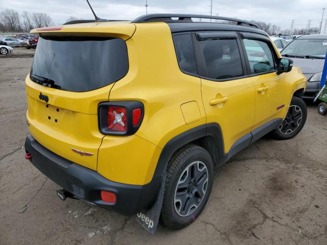 ZACCJBCT8GPD39069 - 2016 JEEP RENEGADE T YELLOW photo 3