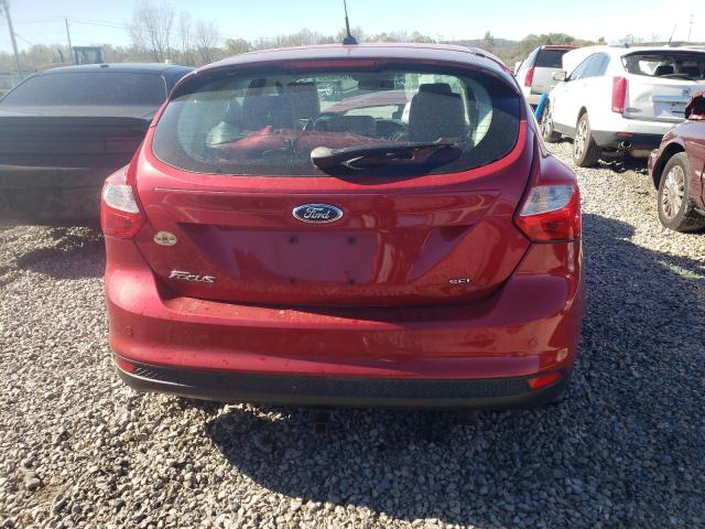 1FAHP3M28CL215128 - 2012 FORD FOCUS RED photo 6